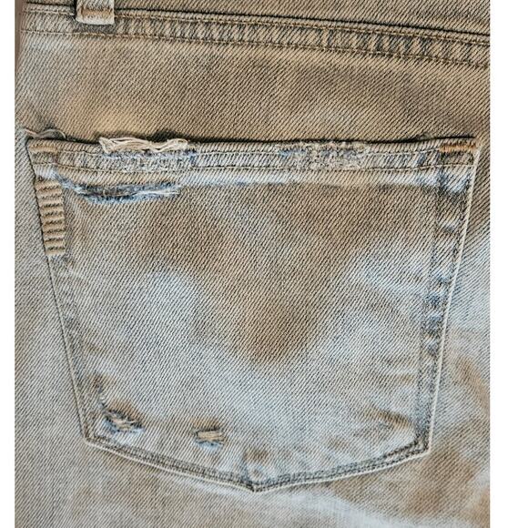 Paige Stella Women's Size 28 Gianna Blue Straight Leg Split Hem Jeans NWT - Picture 7 of 13